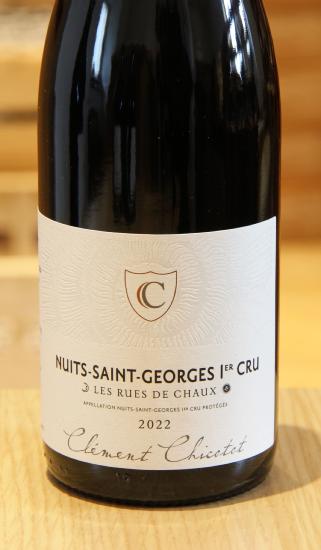 NUITS-SAINT-GEORGES 1er Cru RUES DE CHAUX - Domaine Georges Chicotot - 2022 Rouge BIO 0,75L