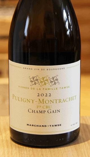 PULIGNY-MONTRACHET 1er Cru "CHAMP GAIN" - Marchand-Tawse - 2022 Blanc BIO 0,75L
