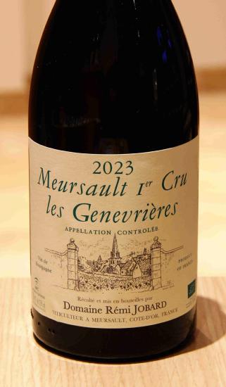 MEURSAULT 1er Cru "LES GENEVRIÈRES" - Rémi Jobard - 2023 Vin Blanc BIO 0,75L