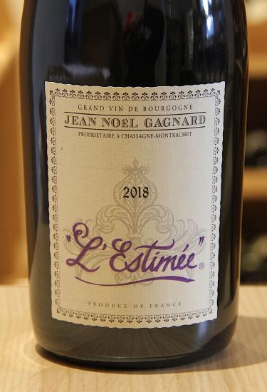 CHASSAGNE-MONTRACHET "L'ESTIMÉE" - Domaine Jean-Noël Gagnard - 2018 Rouge BIO 0,75L