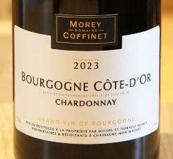 BOURGOGNE CHARDONNAY DE CÔTE D'OR - Morey-Coffinet - 2023 Blanc BIO 0,75L