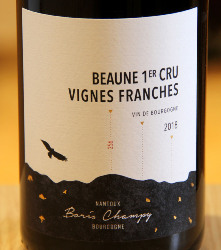 BEAUNE 1er Cru VIGNES FRANCHES - BORIS CHAMPY - 2018 Rouge BIO 0,75L