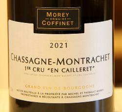 CHASSAGNE-MONTRACHET 1er Cru "EN CAILLERET" - Morey-Coffinet - 2021 Blanc BIO 0,75L