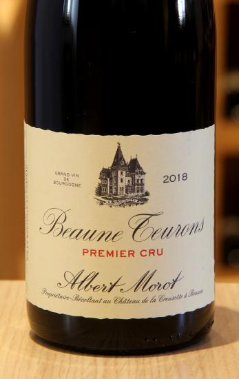 BEAUNE 1er Cru LES TEURONS - Albert Morot - 2018 Rouge BIO 0,75L