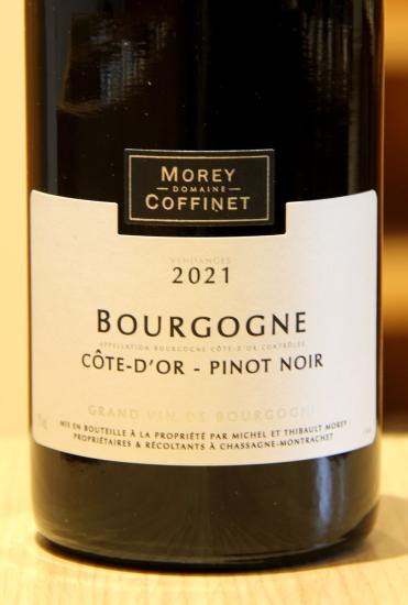 BOURGOGNE PINOT NOIR DE CÔTE D'OR - Morey-Coffinet - 2021 Rouge BIO 0,75L