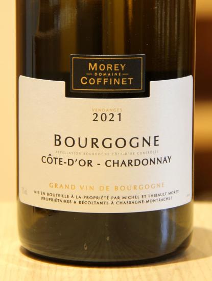 BOURGOGNE CHARDONNAY DE CÔTE D'OR - Morey-Coffinet - 2021 Blanc BIO 0,75L