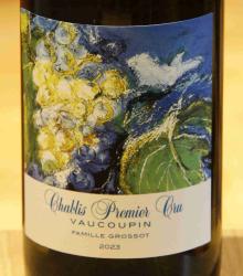 CHABLIS 1er Cru VAUCOUPIN - Famille Grossot - 2023 Blanc BIO 0,75L