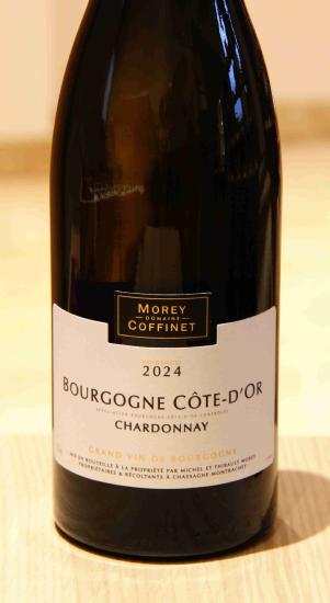 BOURGOGNE CHARDONNAY DE CÔTE D'OR - Morey-Coffinet - 2024 Blanc BIO 0,75L