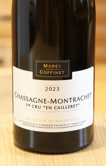 CHASSAGNE-MONTRACHET 1er Cru "EN CAILLERET" - Morey-Coffinet - 2023 Blanc BIO 0,75L