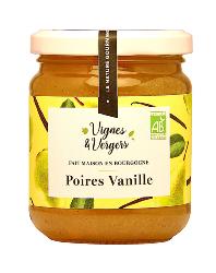 Confiture extra de Poires Vanille bio