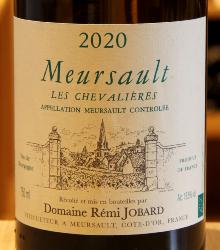 MEURSAULT  "LES CHEVALIÈRES" - Rémi Jobard - 2020 Vin Blanc BIO 0,75L