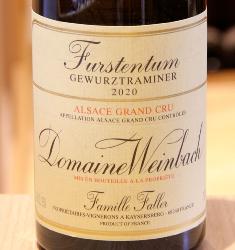 GEWURZTRAMINER GRAND CRU FURSTENTUM - Domaine de Weinbach - 2020 Blanc BIO - 0,75L