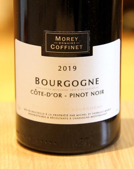 BOURGOGNE PINOT NOIR DE CÔTE D'OR - Morey-Coffinet - 2019 Rouge BIO 0,75L