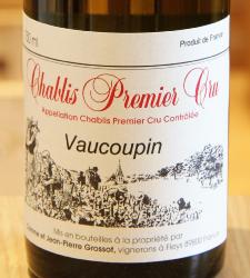 CHABLIS 1er Cru VAUCOUPIN - Famille Grossot - 2022 Blanc BIO 0,75L