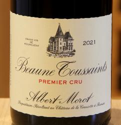 BEAUNE 1er Cru LES TOUSSAINTS - Albert Morot - 2021 Rouge BIO 0,75L