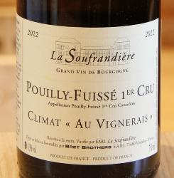 POUILLY-FUISSÉ 1er Cru LES VIGNERAIS - Bret Brothers - 2022 Blanc BIO 0,75L