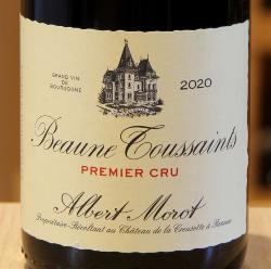 BEAUNE 1er Cru LES TOUSSAINTS - Albert Morot - 2020 Rouge BIO 0,75L