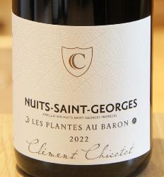NUITS-SAINT-GEORGES "LA PLANTE AU BARON" - Domaine Georges Chicotot - 2022 Rouge BIO 0,75L