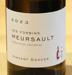 MEURSAULT LES CORBINS - Vincent Dancer - 2023 Blanc BIO 0,75L