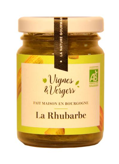 Confiture extra de Rhubarbe bio