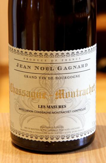 CHASSAGNE-MONTRACHET  "LES MASURES" - Domaine Jean-Noël Gagnard - 2023 Blanc BIO 0,75L