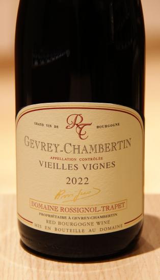 GEVREY CHAMBERTIN Vieilles Vignes - Domaine Rossignol-Trapet - 2022 Rouge BIO 0,75L