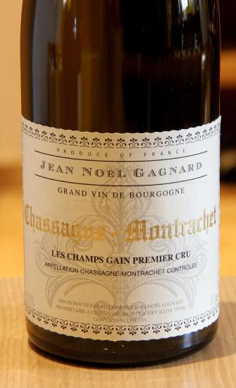 CHASSAGNE-MONTRACHET 1er Cru "LES CHAMPS GAIN" - Domaine Jean-Noël Gagnard - 2020 Blanc BIO 0,75L