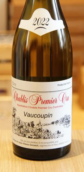 CHABLIS 1er Cru VAUCOUPIN - Famille Grossot - 2022 Blanc BIO 0,75L