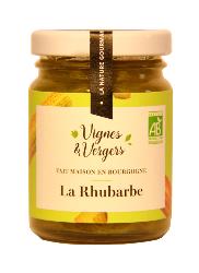 Confiture extra de Rhubarbe bio