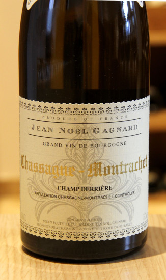 CHASSAGNE-MONTRACHET  "CHAMP DERRIERE" - Domaine Jean-Noël Gagnard - 2023 Blanc BIO 0,75L