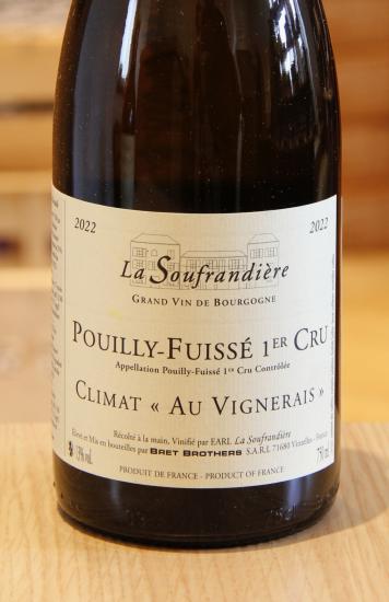 POUILLY-FUISSÉ 1er Cru LES VIGNERAIS - Bret Brothers - 2022 Blanc BIO 0,75L