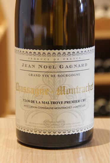 CHASSAGNE-MONTRACHET 1er Cru "CLOS DE LA MALTROYE" - Domaine Jean-Noël Gagnard - 2020 Blanc BIO 0,75