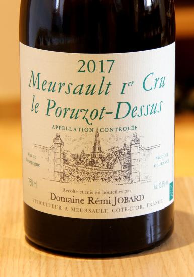 MEURSAULT 1er Cru "LE PORUZOT-DESSUS" - Rémi Jobard - 2017 Vin Blanc BIO 0,75L