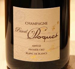 CHAMPAGNE ARPEGE Premier Cru blanc PASCAL DOQUET BIO 0,75L