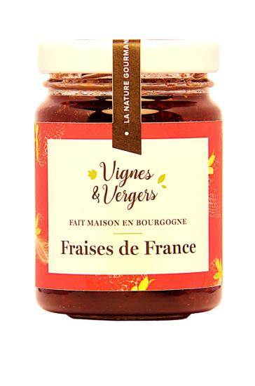 Confiture extra de Fraises de France bio