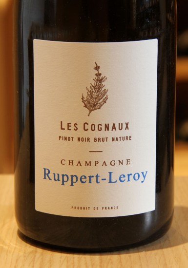 CHAMPAGNE LES COGNAUX - Ruppert-Leroy - 2018 Blanc BIO 0,75L