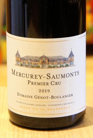 MERCUREY 1er Cru "LES SAUMONTS" - Génot-Boulanger - 2019 Rouge BIO 0,75L