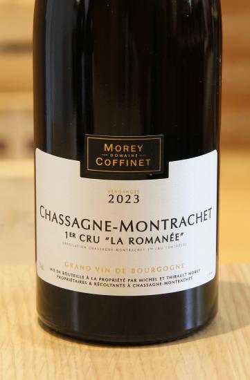 CHASSAGNE-MONTRACHET 1er Cru "LA ROMANÉE" - Morey-Coffinet - 2023 Blanc BIO 0,75L