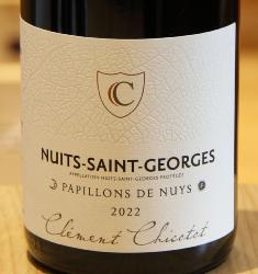 NUITS-SAINT-GEORGES Papillons de Nuys - Domaine Georges Chicotot - 2022 Rouge BIO 0,75L