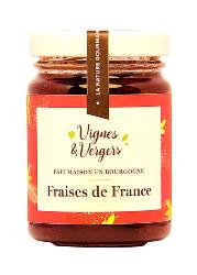 Confiture extra de Fraises de France bio