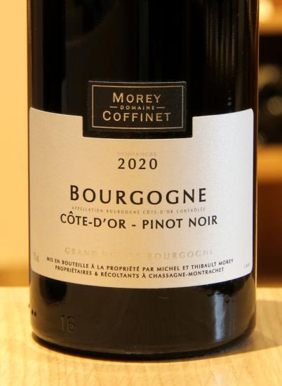 BOURGOGNE PINOT NOIR DE CÔTE D'OR - Morey-Coffinet - 2020 Rouge BIO 0,75L