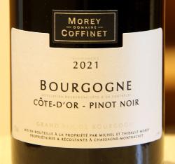 BOURGOGNE PINOT NOIR DE CÔTE D'OR - Morey-Coffinet - 2021 Rouge BIO 0,75L