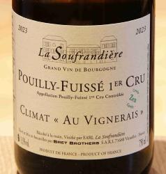 POUILLY-FUISSÉ 1er Cru AU VIGNERAIS - Bret Brothers - 2023 Blanc BIO 0,75L