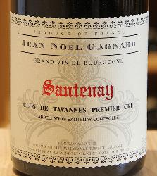 SANTENAY 1er Cru "CLOS DE TAVANNES" - Domaine Jean-Noël Gagnard - 2018 Rouge BIO 0,75L