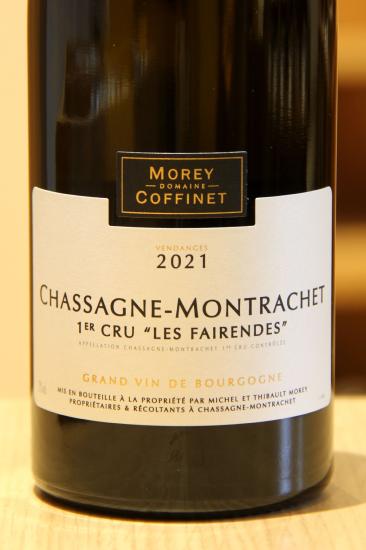 CHASSAGNE-MONTRACHET 1er Cru "LES FAIRENDES" - Morey-Coffinet - 2021 Blanc BIO 0,75L