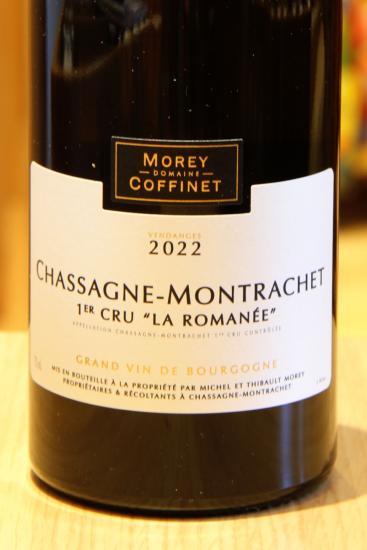 CHASSAGNE-MONTRACHET 1er Cru "LA ROMANÉE" - Morey-Coffinet - 2022 Blanc BIO 0,75L