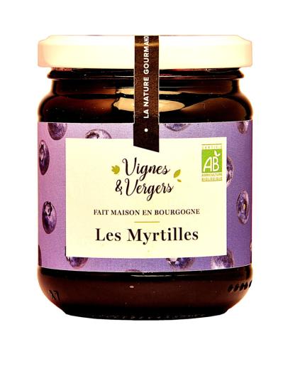 Confiture extra de Myrtilles bio