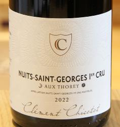 NUITS-SAINT-GEORGES 1er Cru AUX THOREY - Domaine Georges Chicotot - 2022 Rouge BIO 0,75L